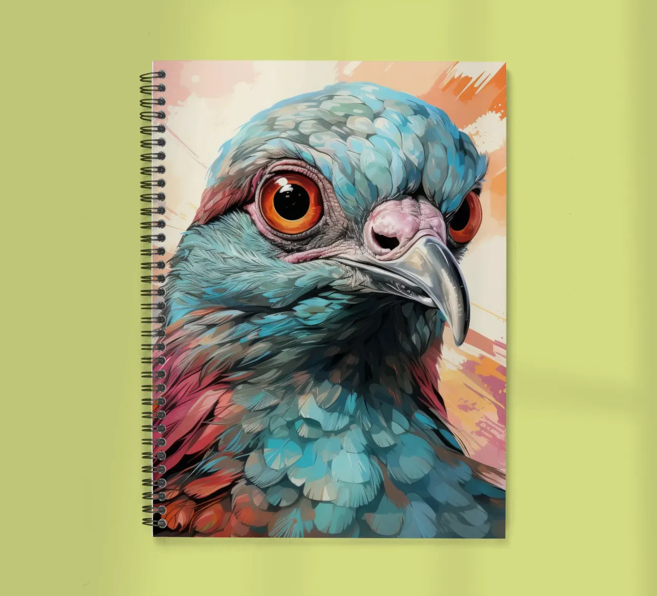 Barbary Dove Portrait spiral notebook by Animal Portraits