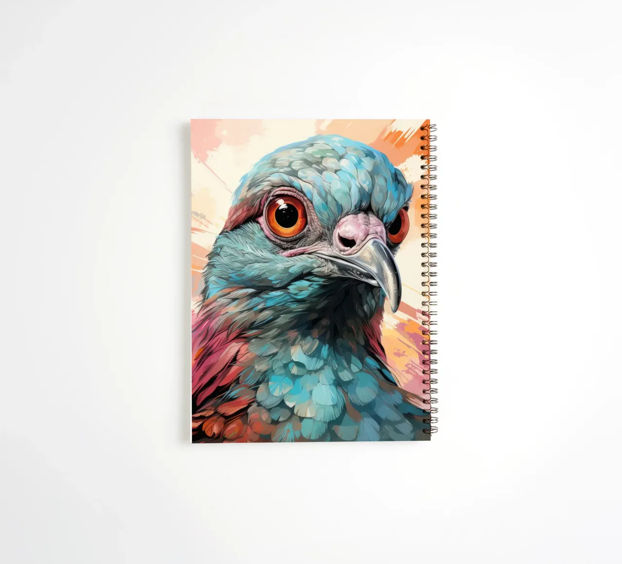 Barbary Dove Portrait spiral notebook by Animal Portraits