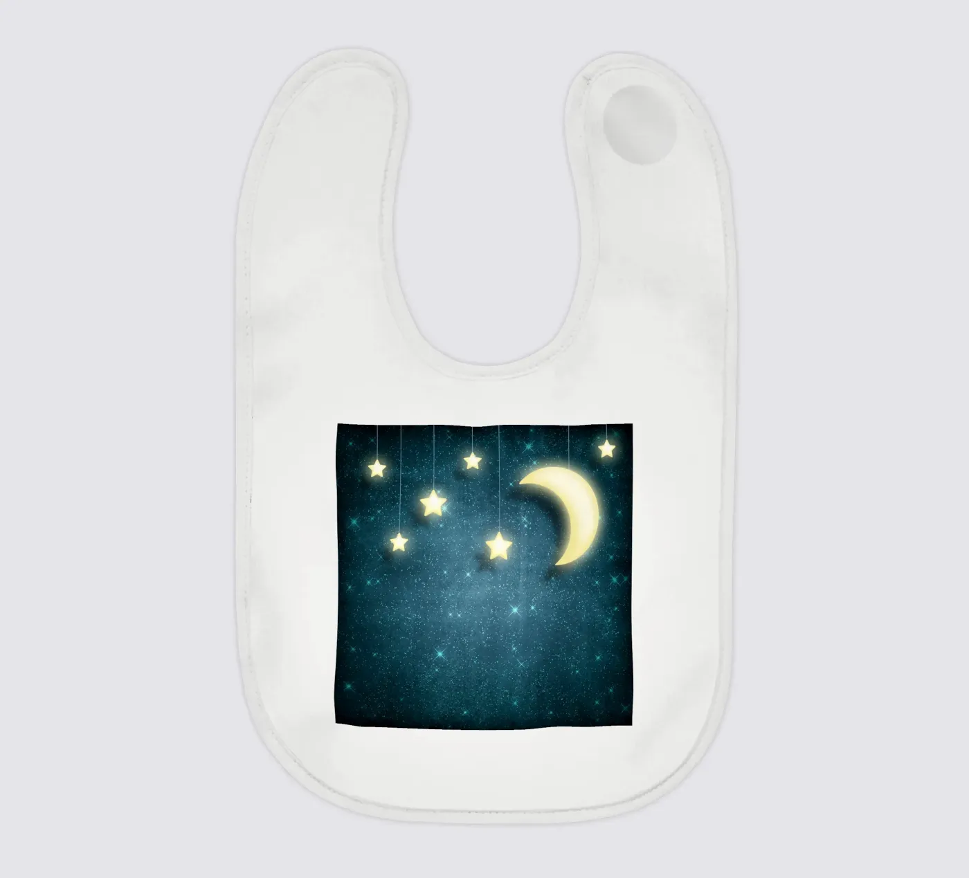 Luna e stelle bavaglino da Spiritual Touch