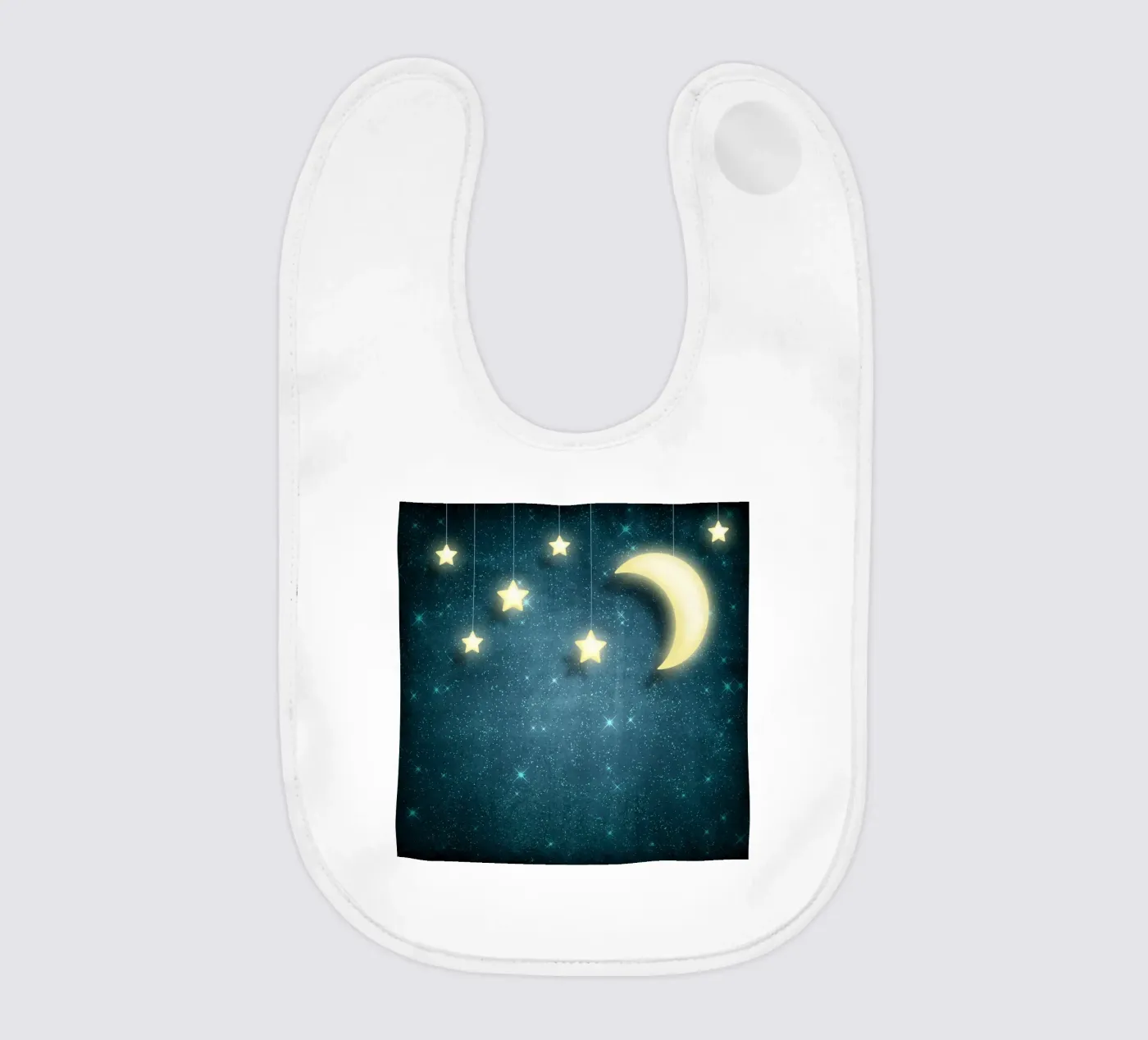 Luna e stelle bavaglino da Spiritual Touch