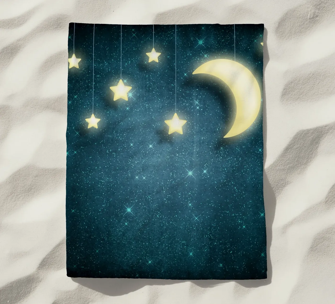 Luna e stelle telo mare da Spiritual Touch