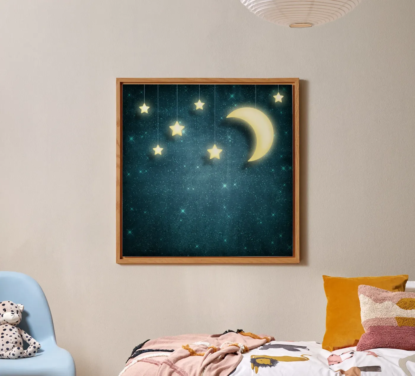 Luna e stelle alluminio dibond da Spiritual Touch
