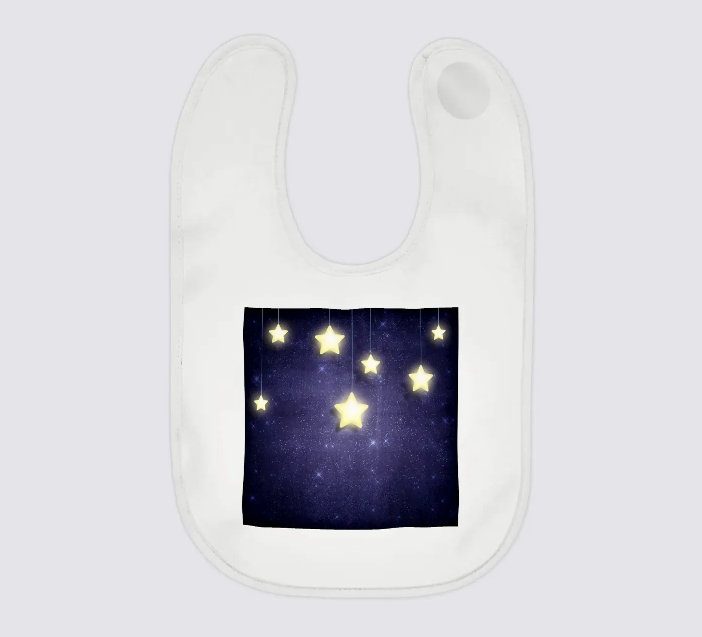 Luna e stelle bavaglino da Spiritual Touch