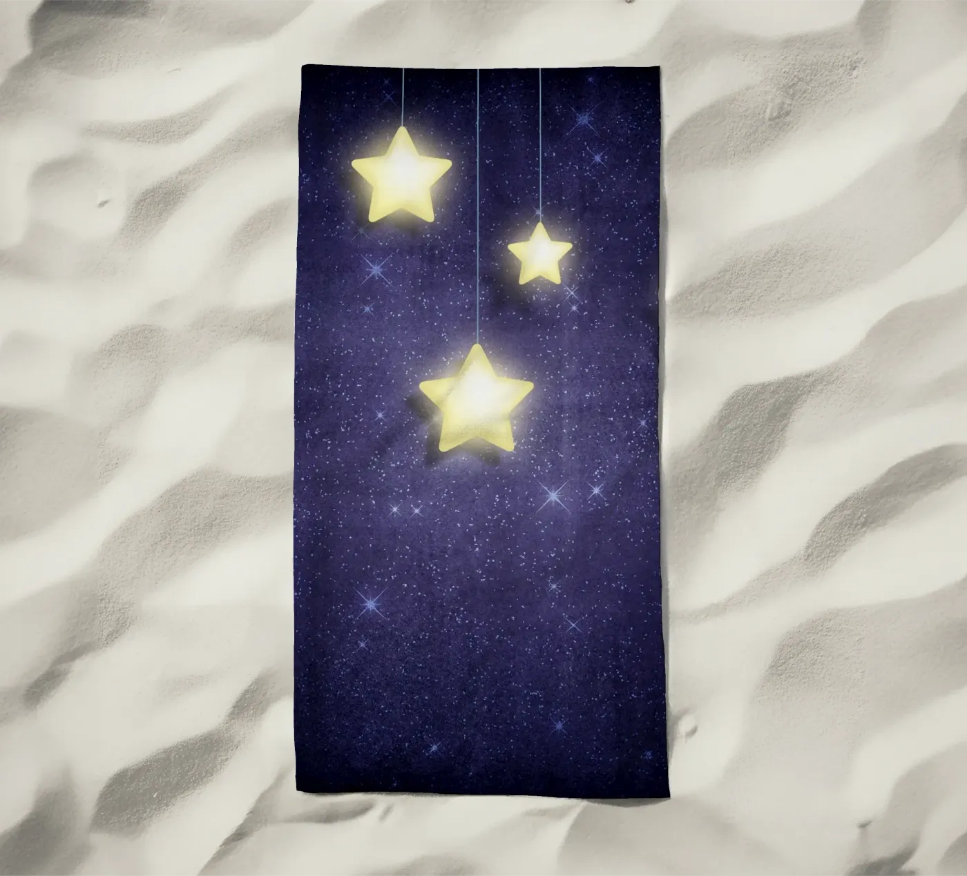 Luna e stelle telo mare da Spiritual Touch