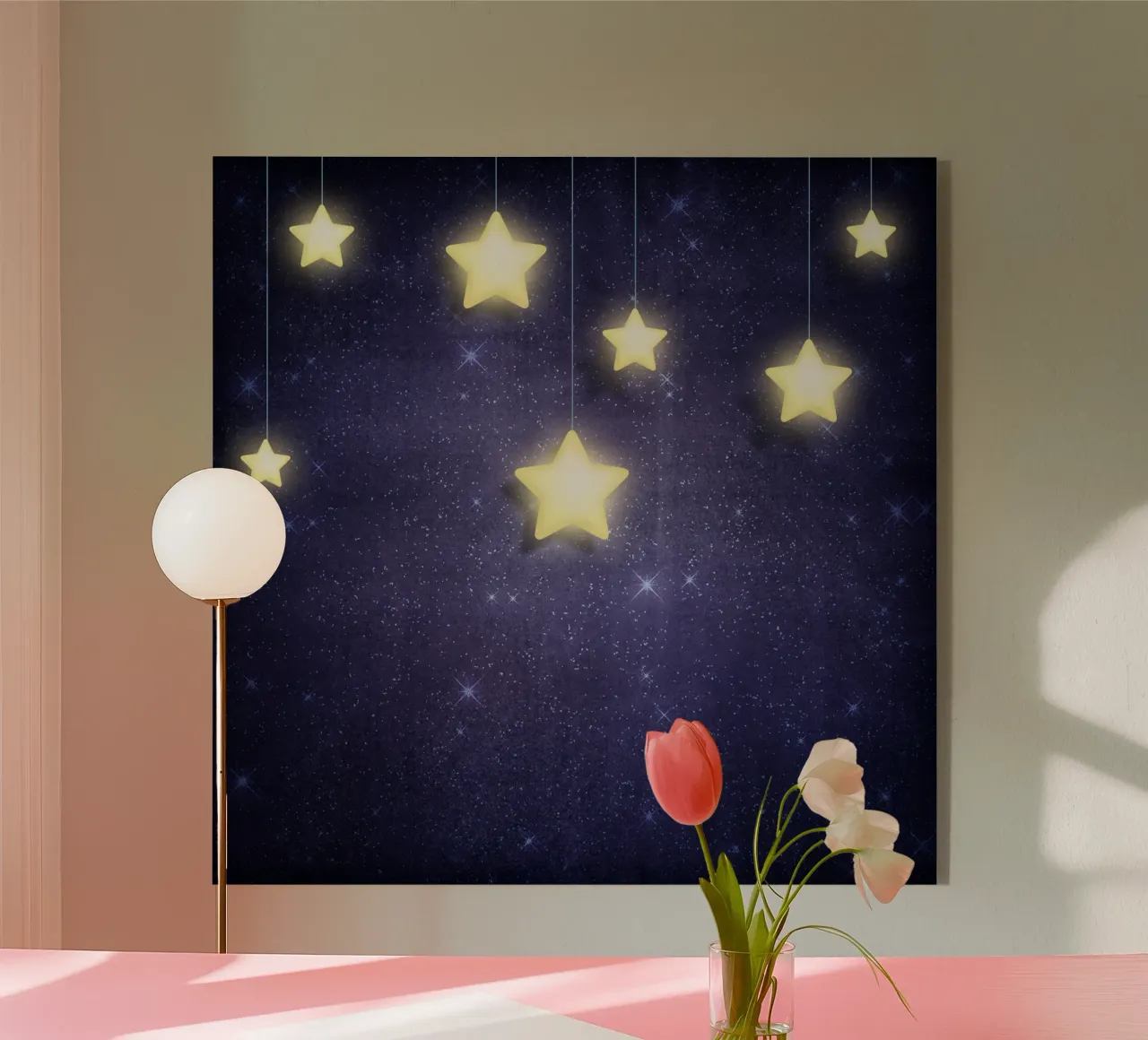 Luna e stelle plexiglass da Spiritual Touch