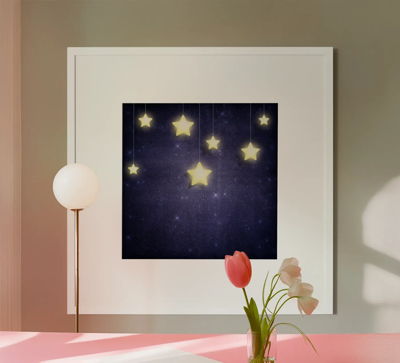 Luna e stelle poster da Spiritual Touch