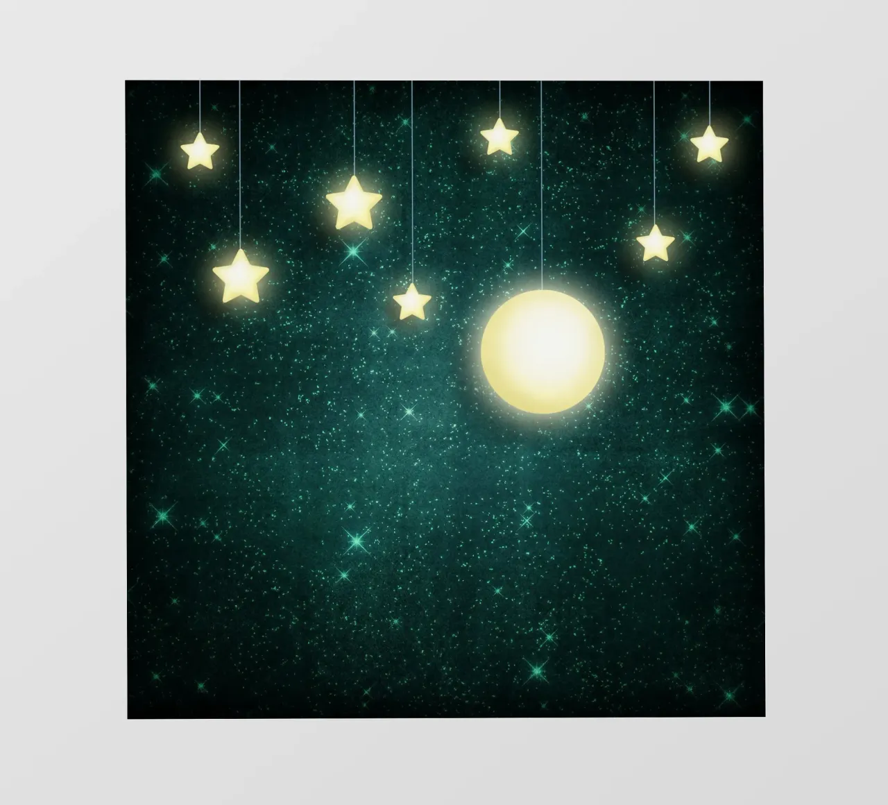 Luna e stelle pellicola backlit da Spiritual Touch