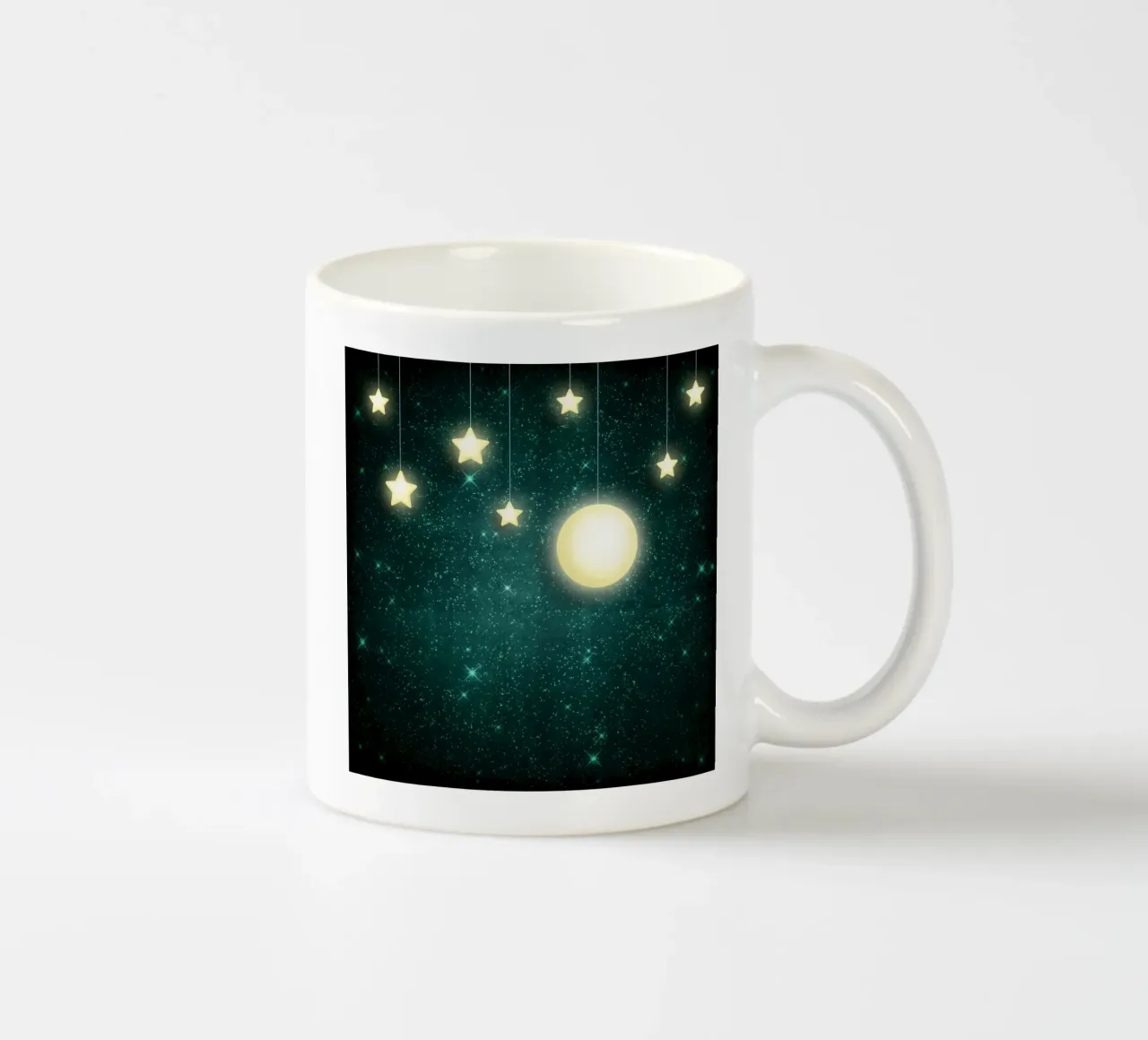 Luna e stelle tazza in ceramica da Spiritual Touch