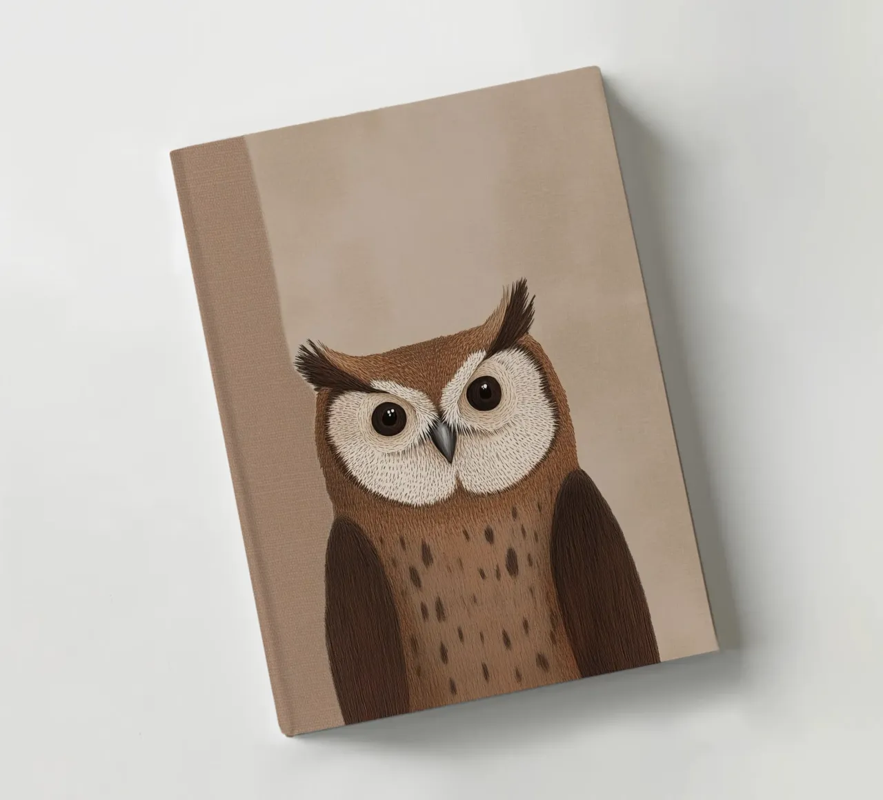 Douce chouette brune carnet de notes de Carinaprint