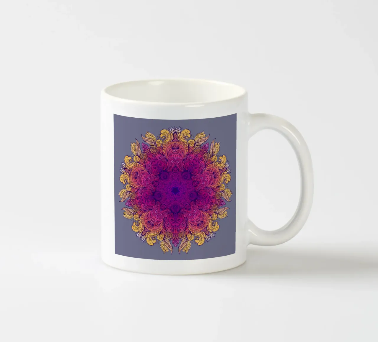Mandala floreale tazza in ceramica da Spiritual Touch