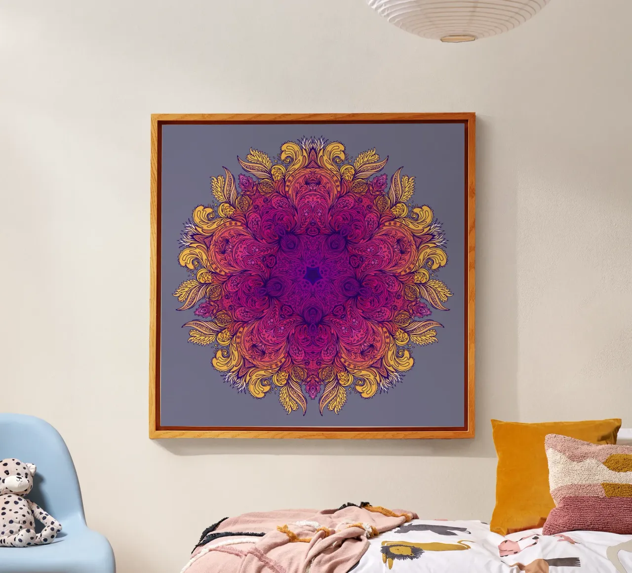 Mandala floreale plexiglass da Spiritual Touch