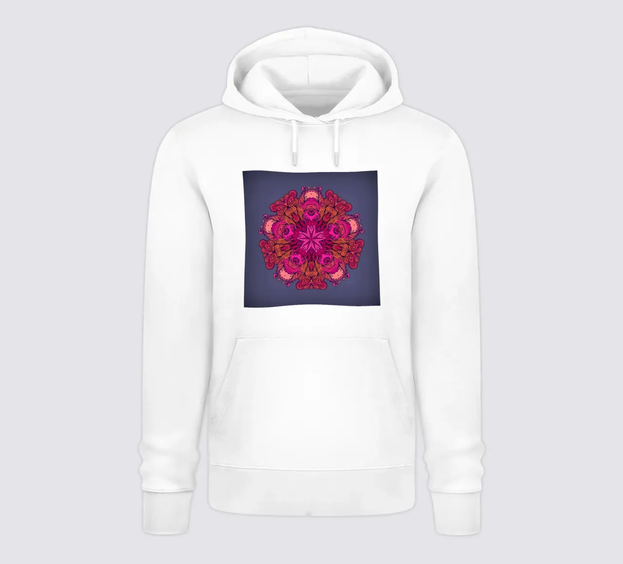 Mandala floreale felpa con cappuccio da Spiritual Touch