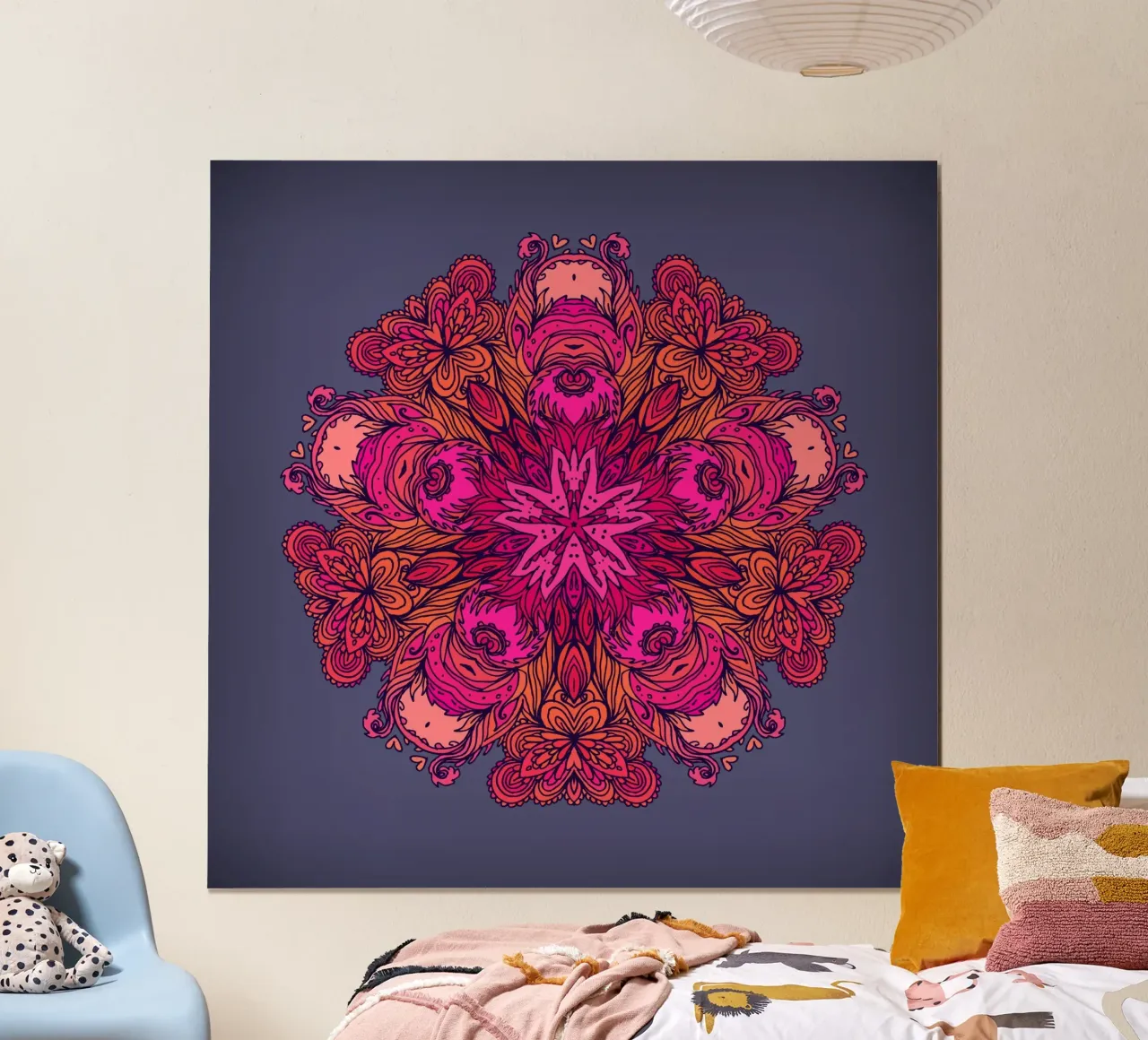 Mandala floreale poster da Spiritual Touch