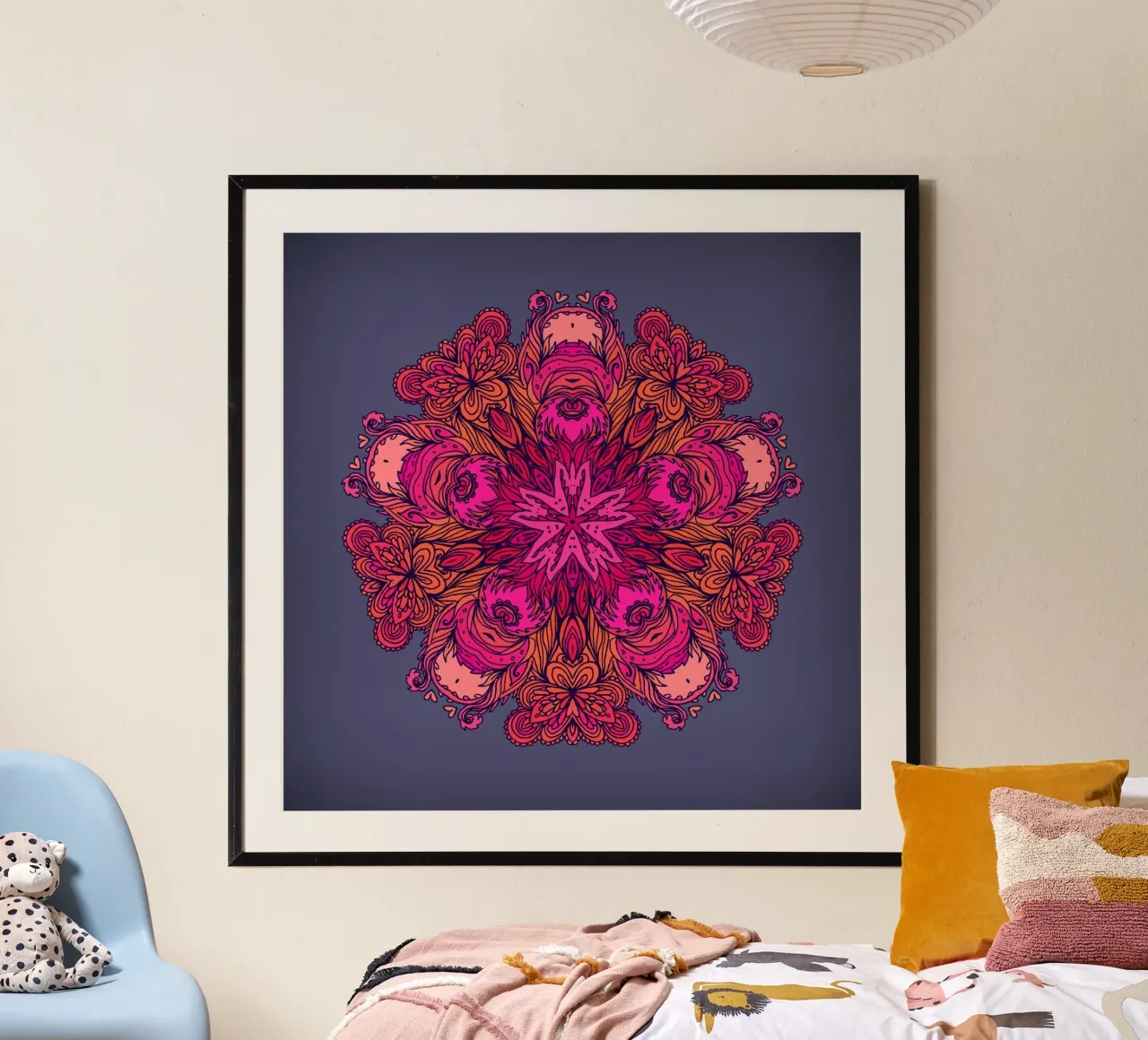 Mandala floreale poster da Spiritual Touch