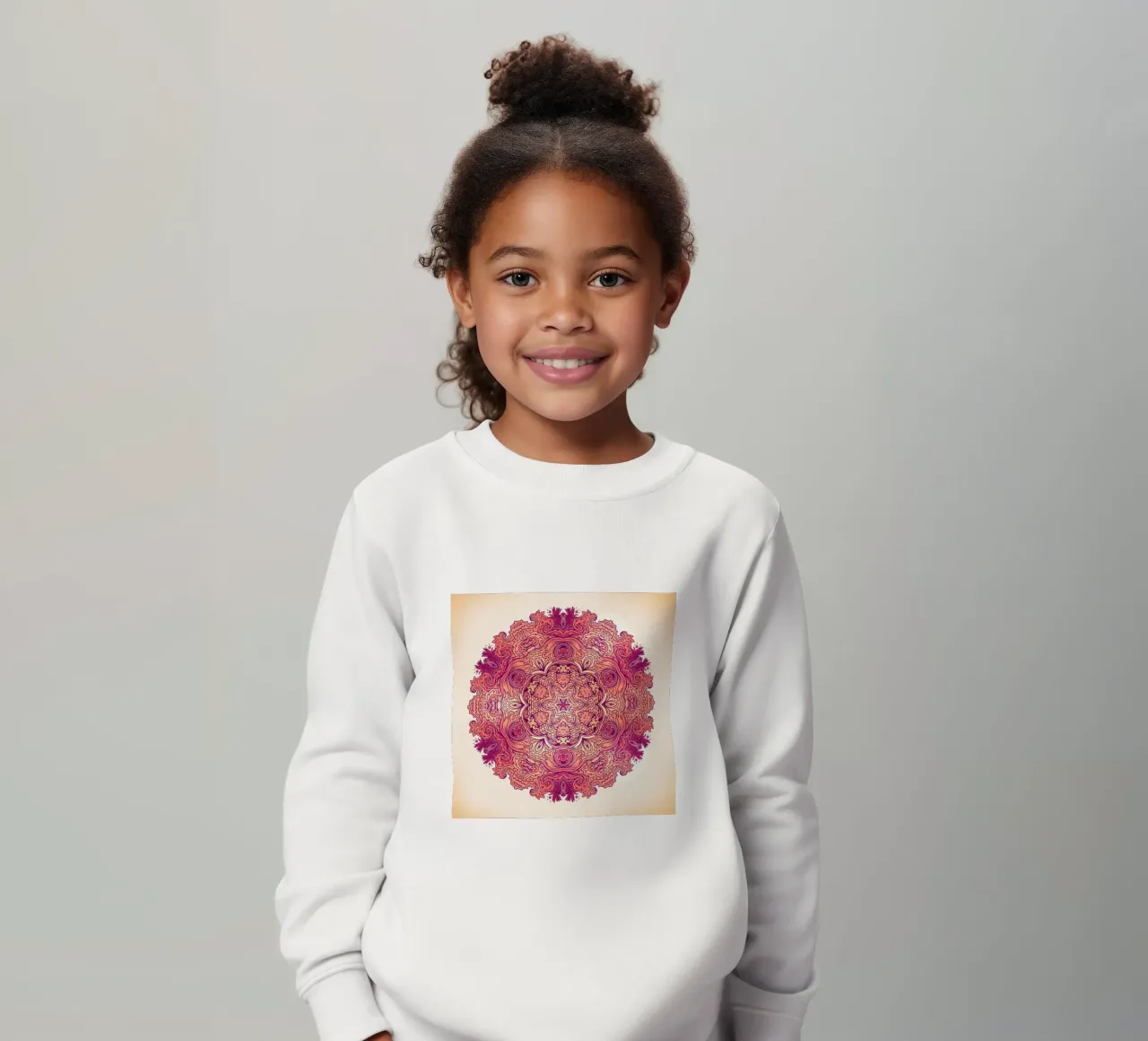 Mandala floreale felpa bambino da Spiritual Touch