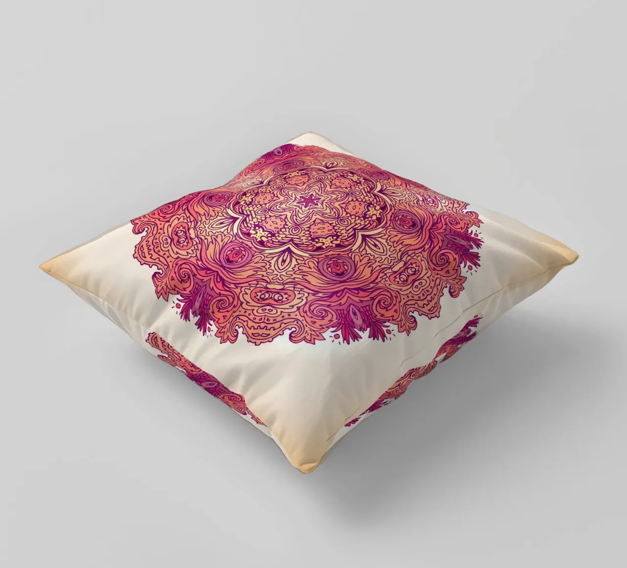 Mandala floreale cuscino da Spiritual Touch