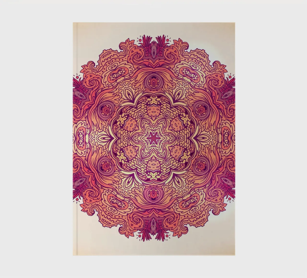 Mandala bloemen notitieboek van Spiritual Touch