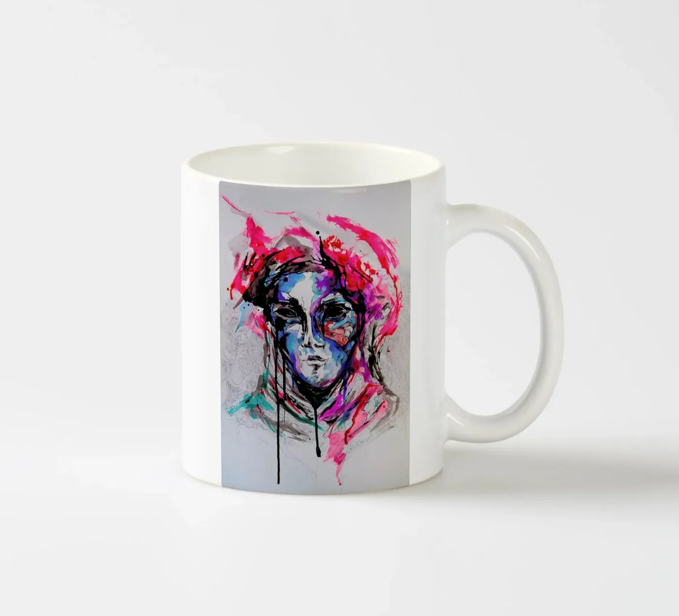 Masq ceramic mug by Marc Allante
