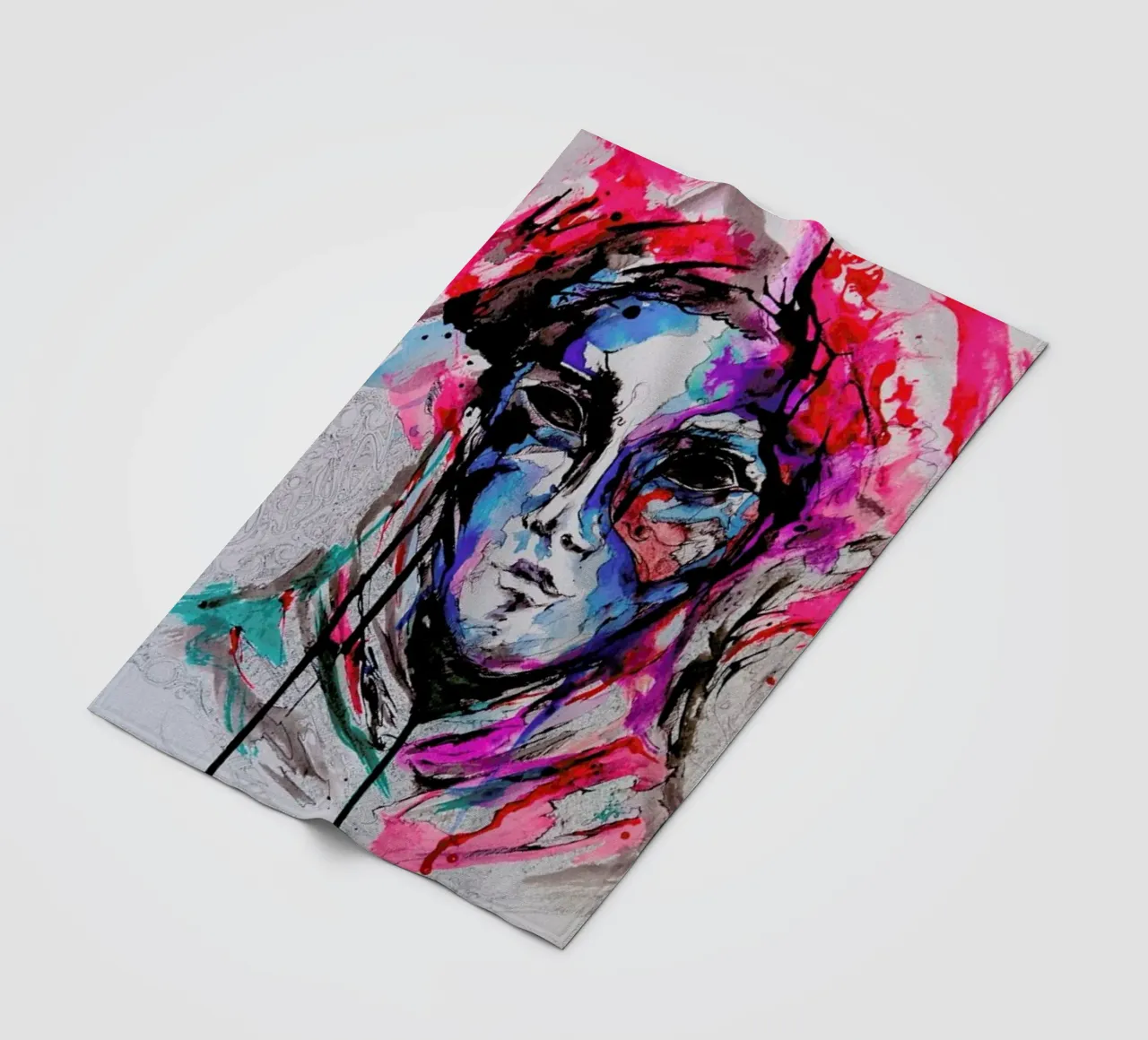 Masq Fleecedecke von Marc Allante