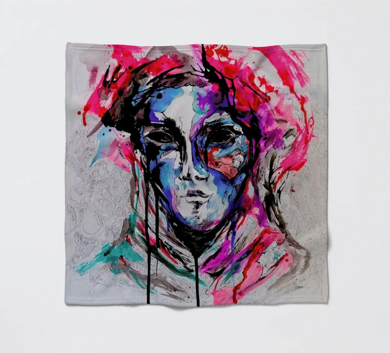 Masq Fleecedecke von Marc Allante