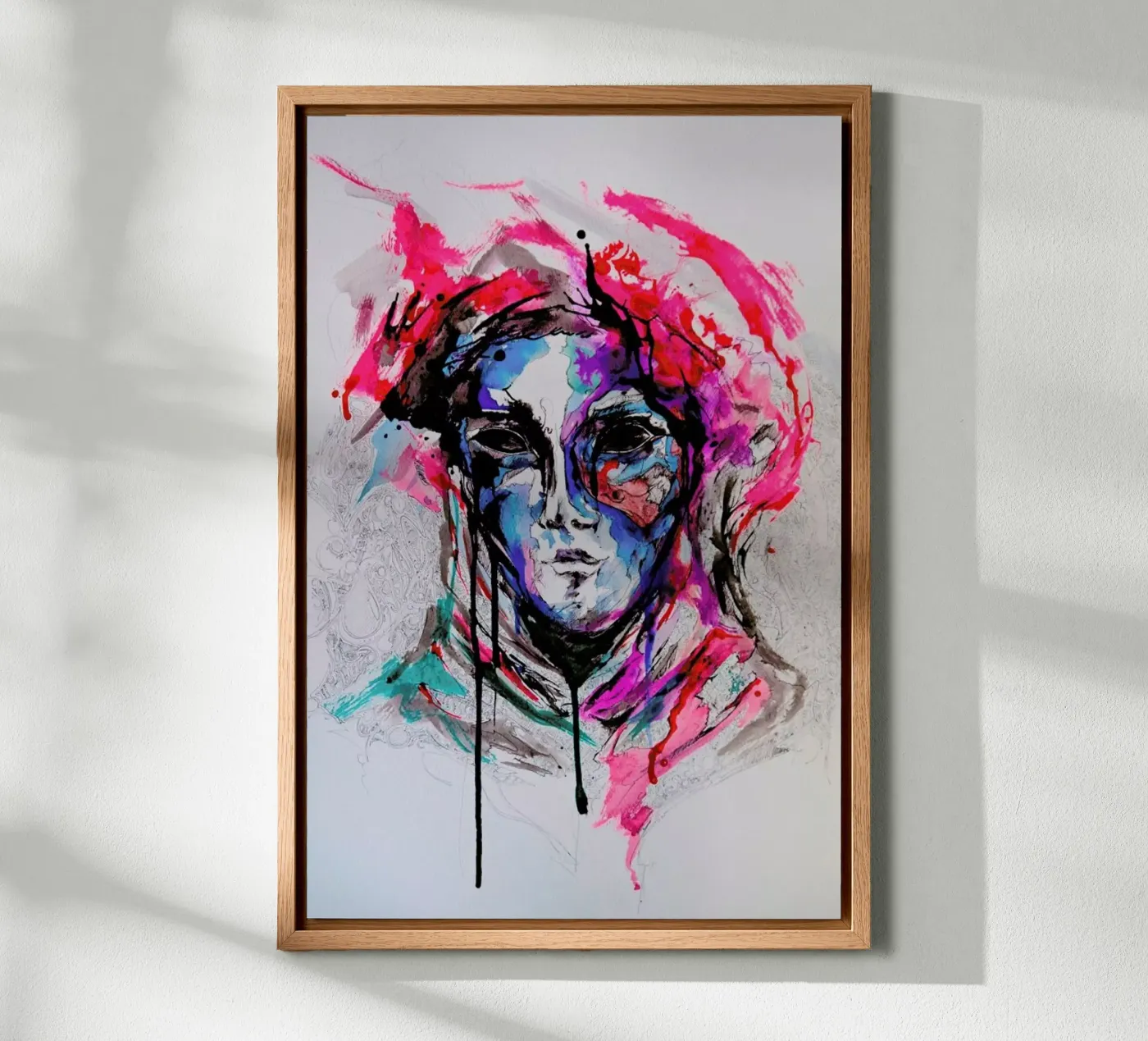 Masq canvas by Marc Allante