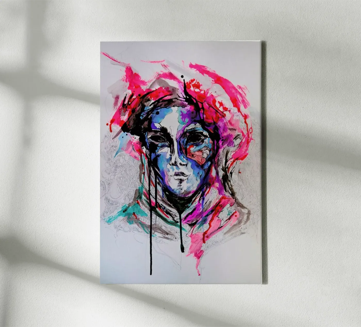 Masq canvas by Marc Allante