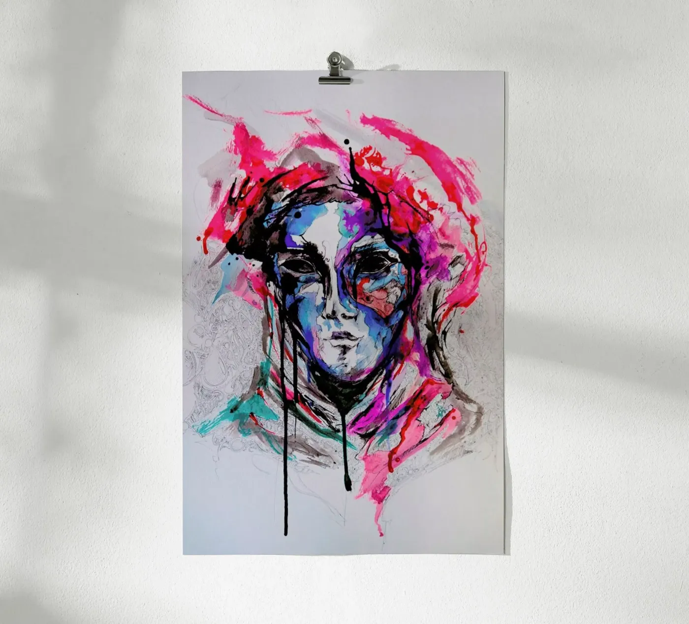 Masq Poster von Marc Allante