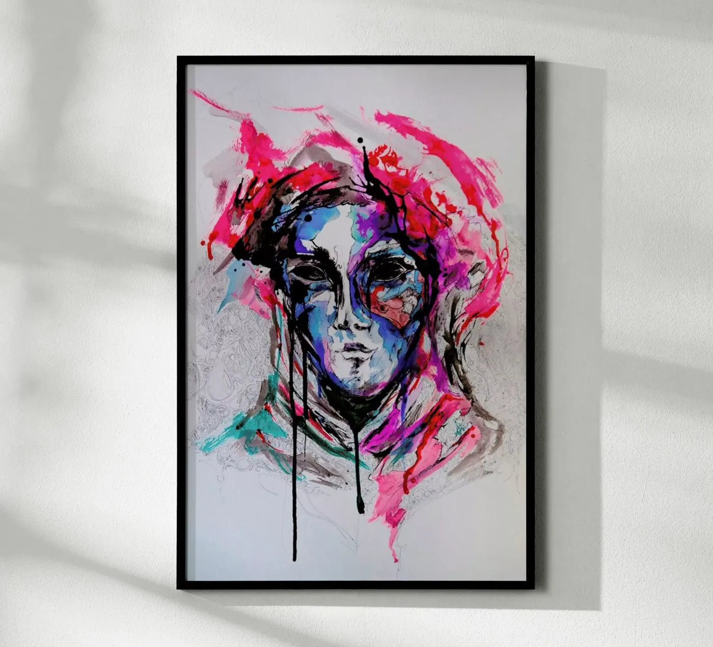 Masq Poster von Marc Allante