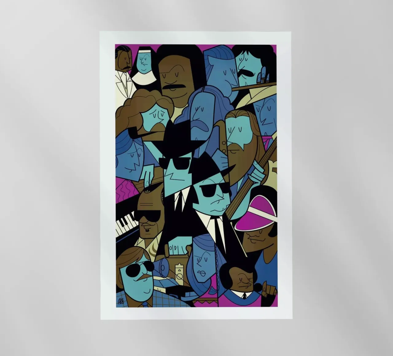 On a mission from God pellicola backlit da Ale Giorgini