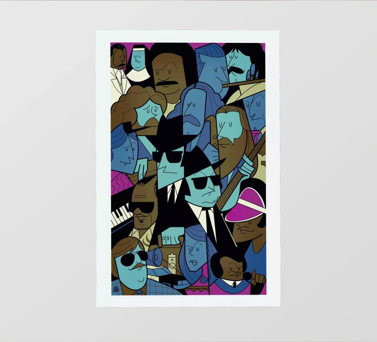 On a mission from God telo in pvc da Ale Giorgini