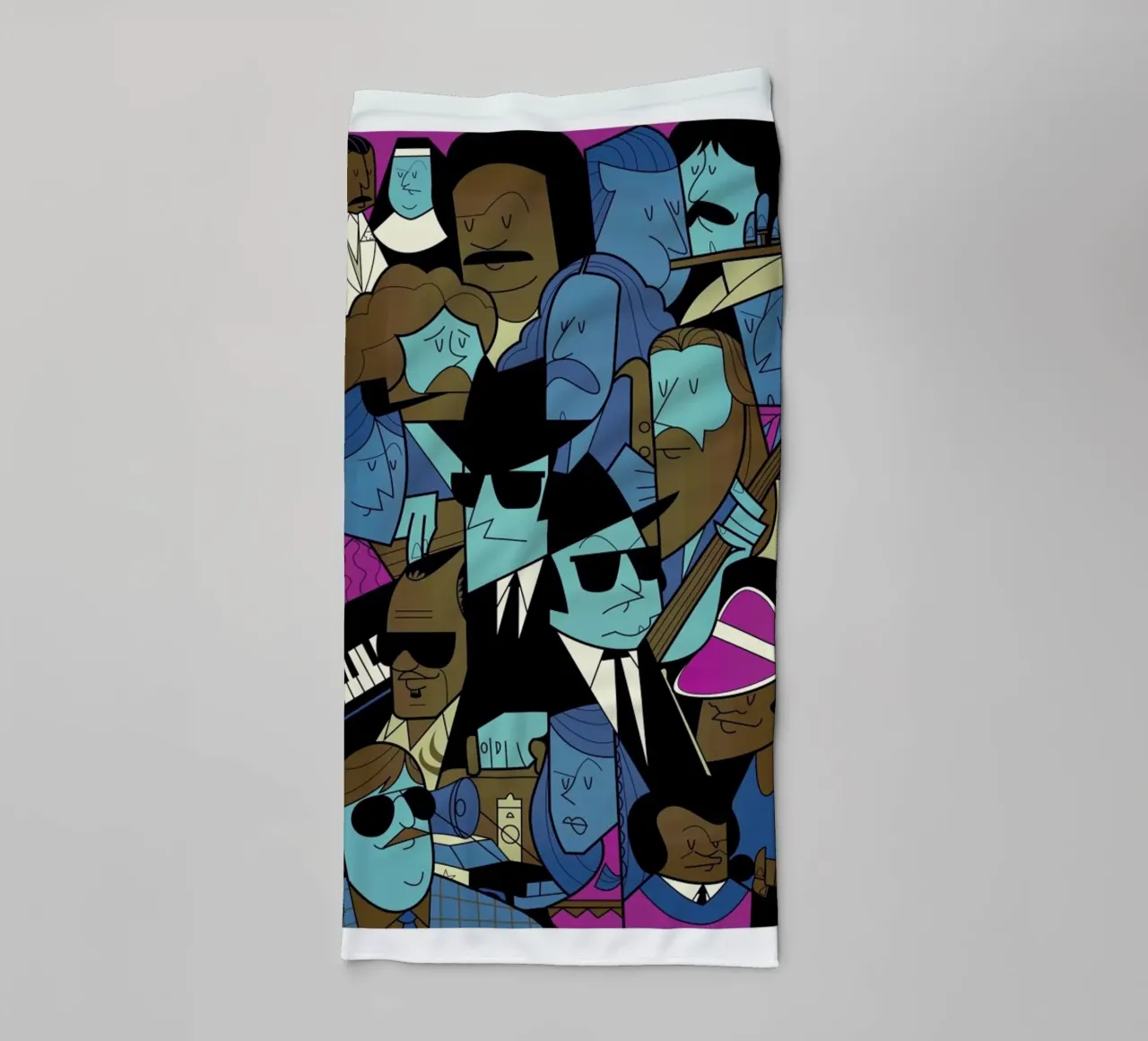 On a mission from God asciugamano da bagno da Ale Giorgini
