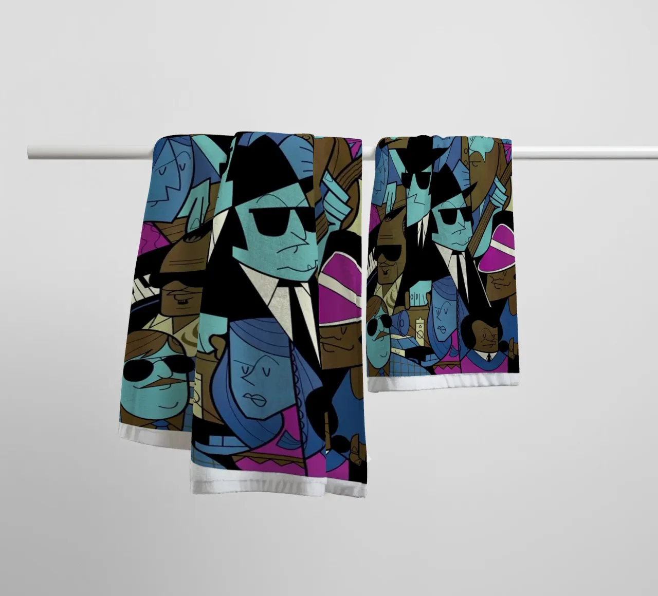 On a mission from God asciugamano da bagno da Ale Giorgini