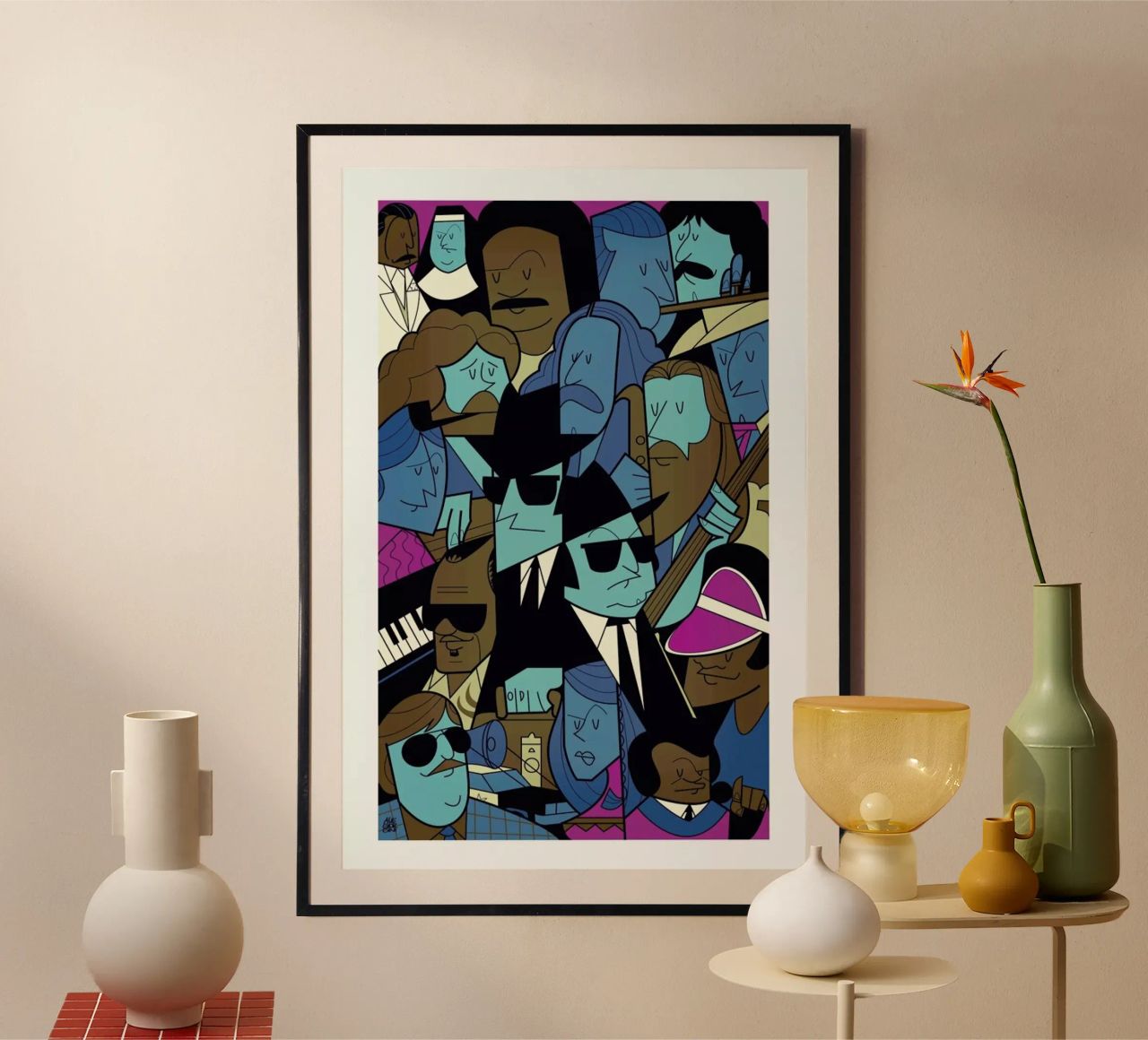 On a mission from God Poster von Ale Giorgini