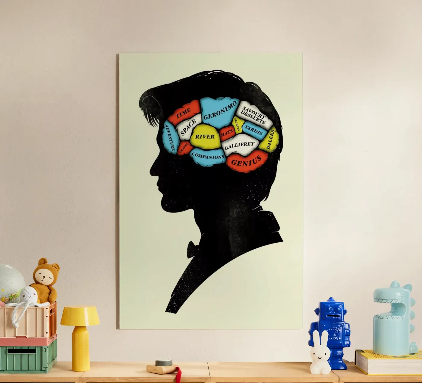 Dr. Who acryl van Chris Wharton