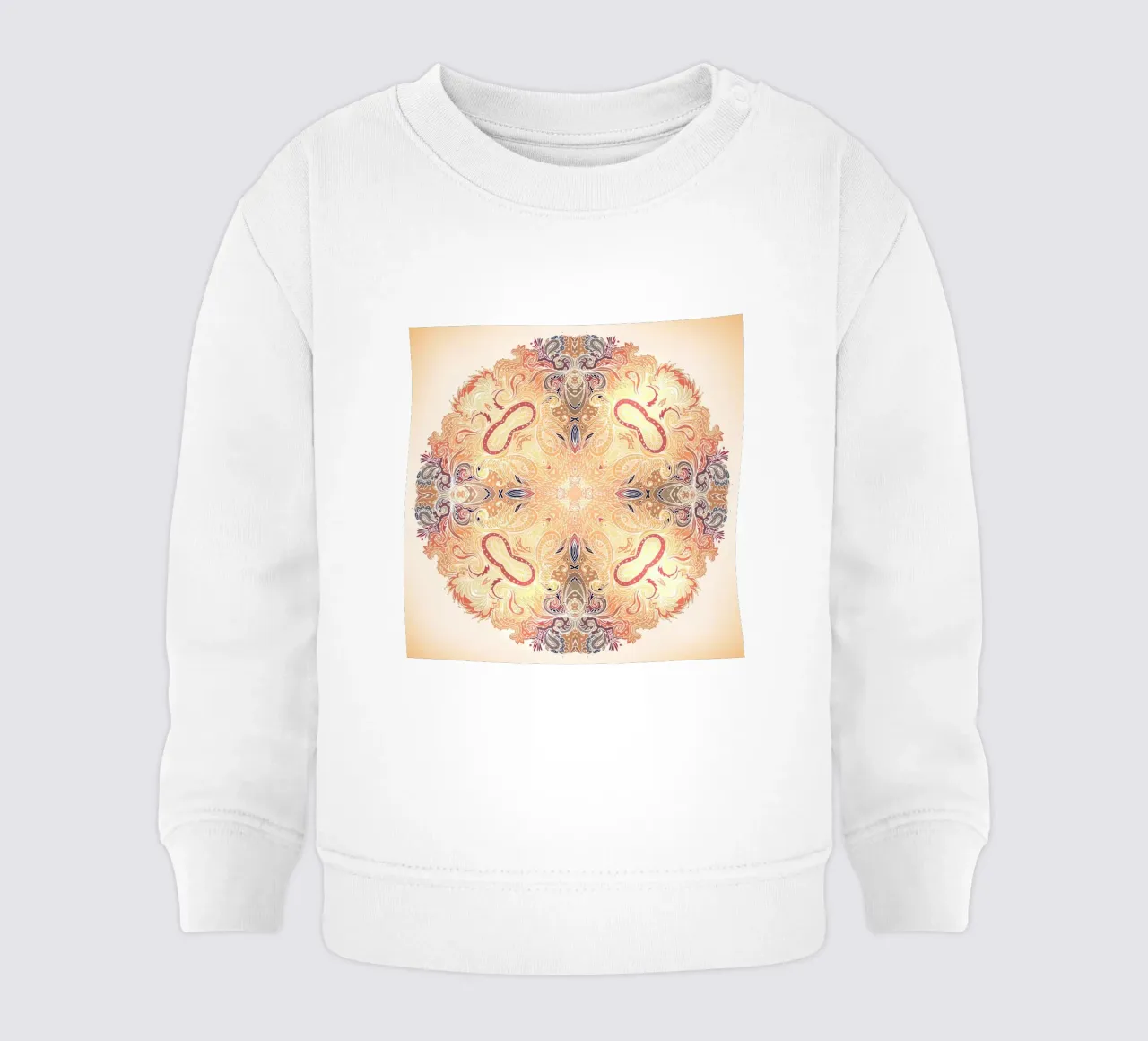 Mandala floreale felpa neonato da Spiritual Touch