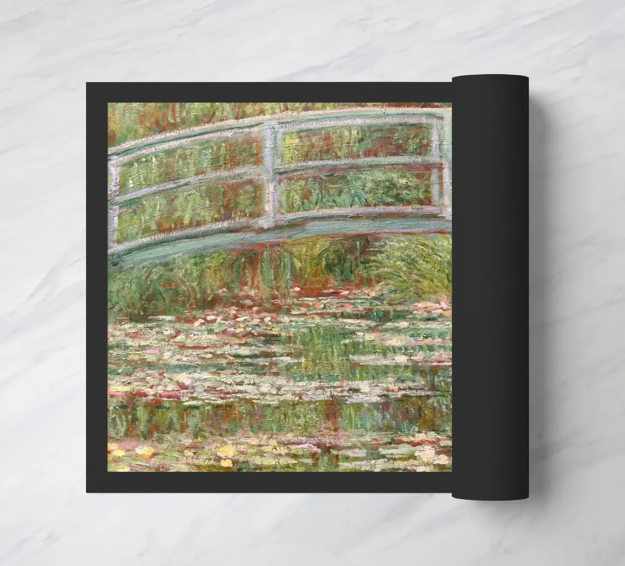 Claude Monet - Ponte su uno stagno di ninfee zerbino da Timeless Artworks