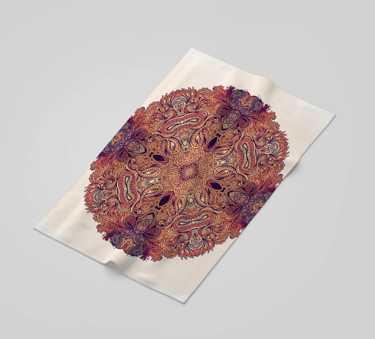 Mandala floreale telo mare da Spiritual Touch