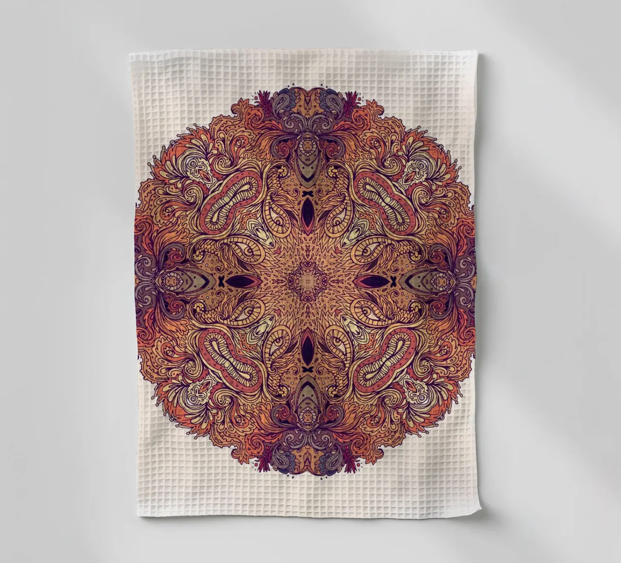 Mandala floreale canovaccio da cucina da Spiritual Touch