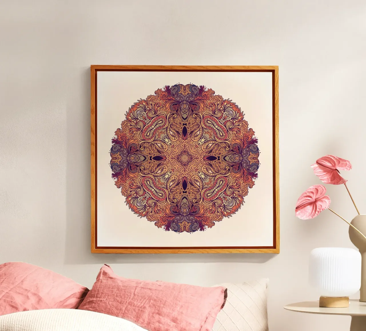 Mandala floreale plexiglass da Spiritual Touch