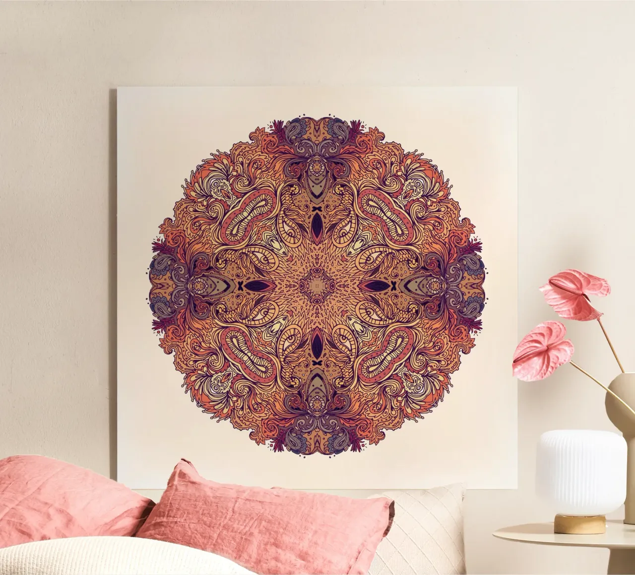 Mandala floreale plexiglass da Spiritual Touch