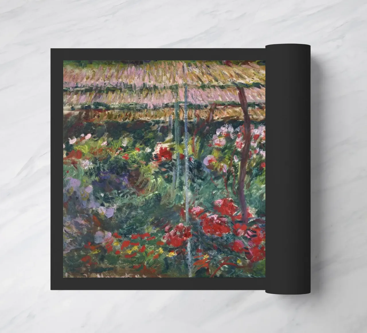 Claude Monet - Giardino delle peonie zerbino da Timeless Artworks