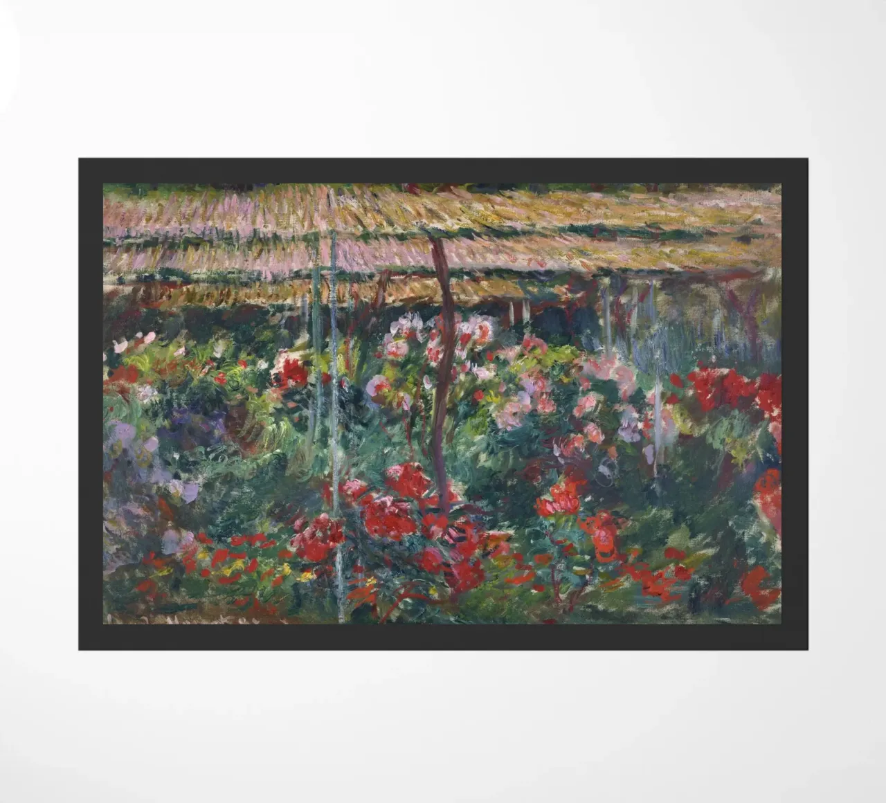 Claude Monet - Giardino delle peonie zerbino da Timeless Artworks