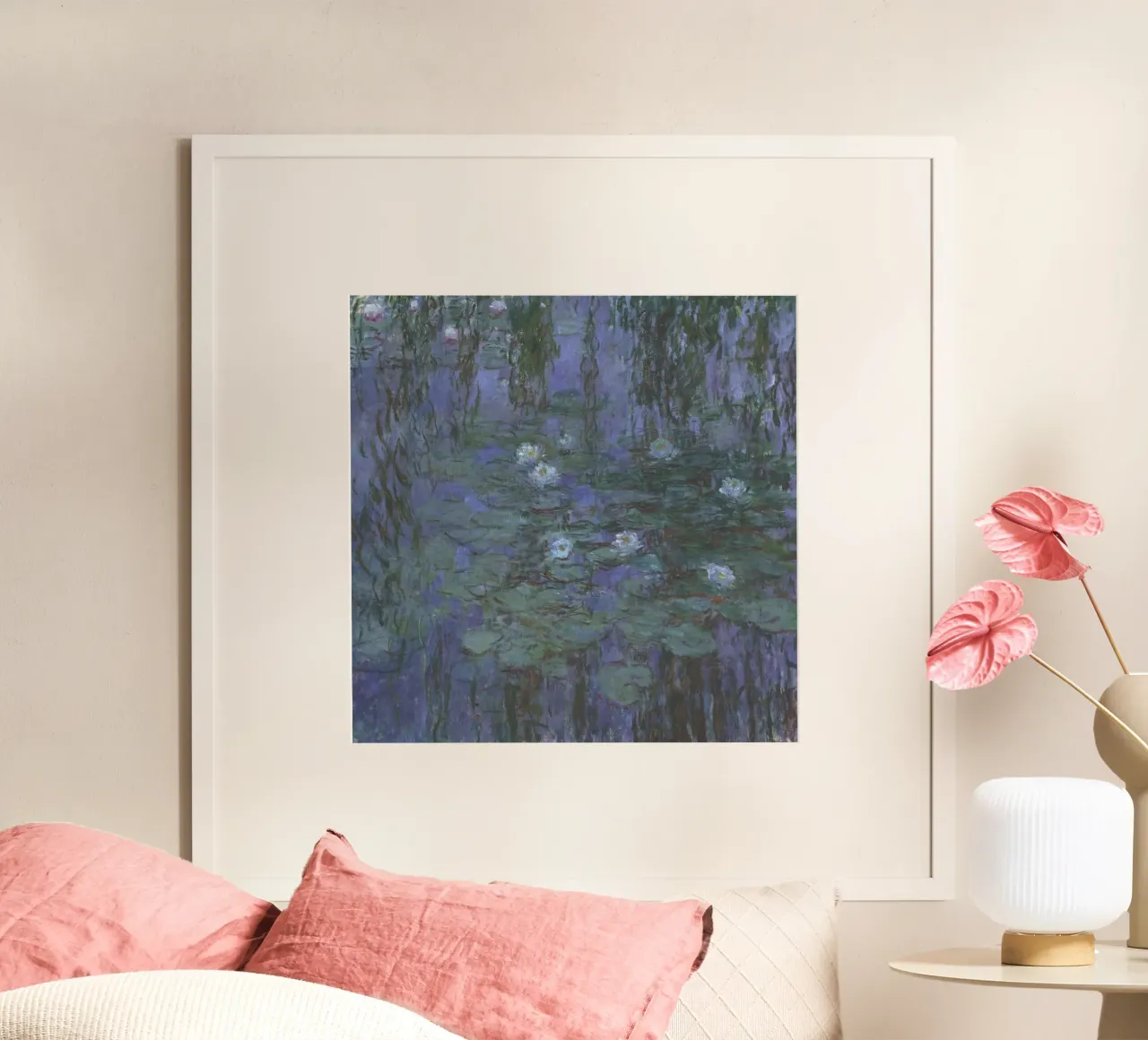 Claude Monet - Ninfee blu carta hahnemühle da Timeless Artworks