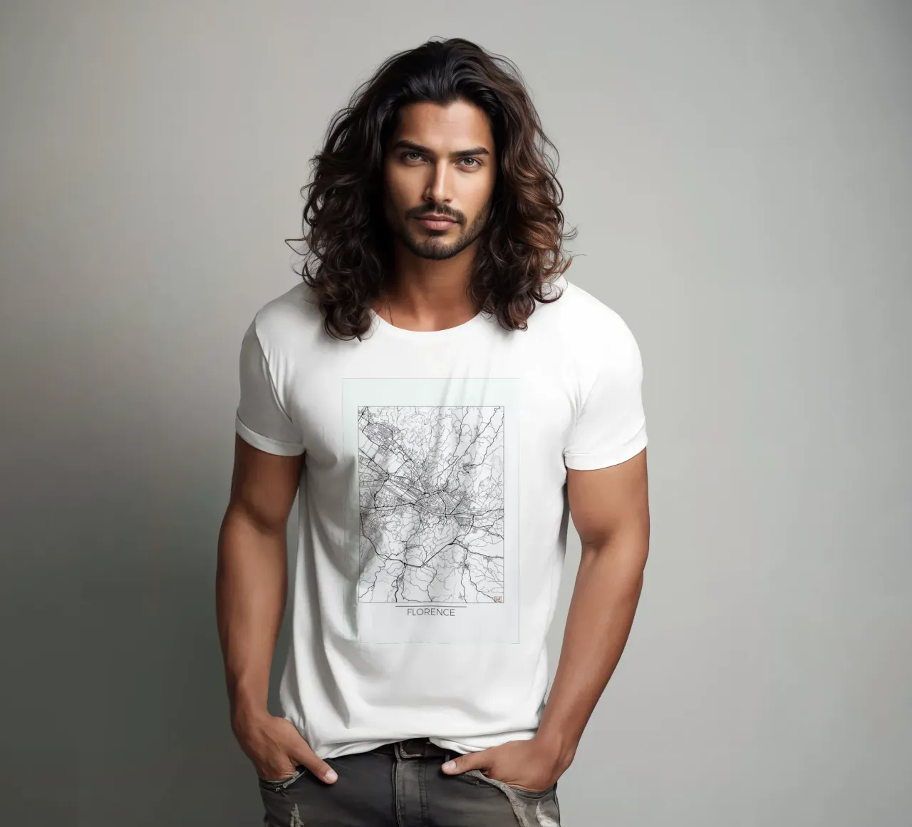 Florence Minimal t-shirt by Hubert Roguski