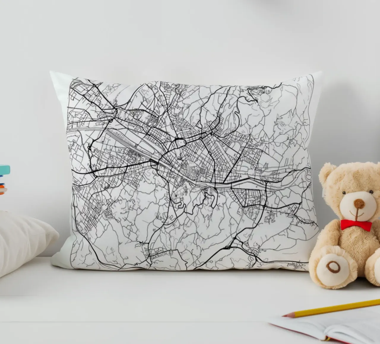 Florence Minimal decorative cushion by Hubert Roguski