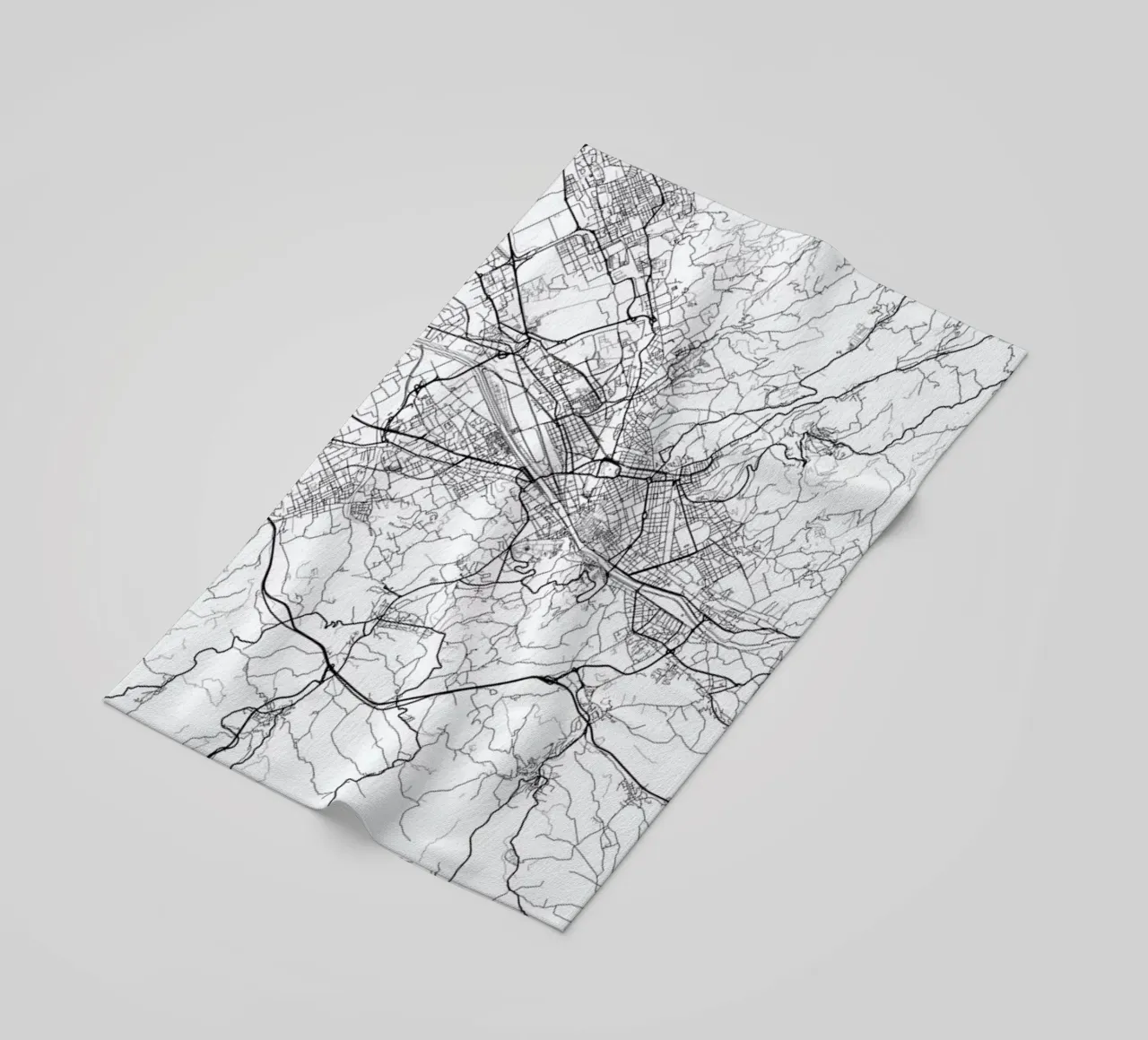 Florence Minimal beach towel by Hubert Roguski