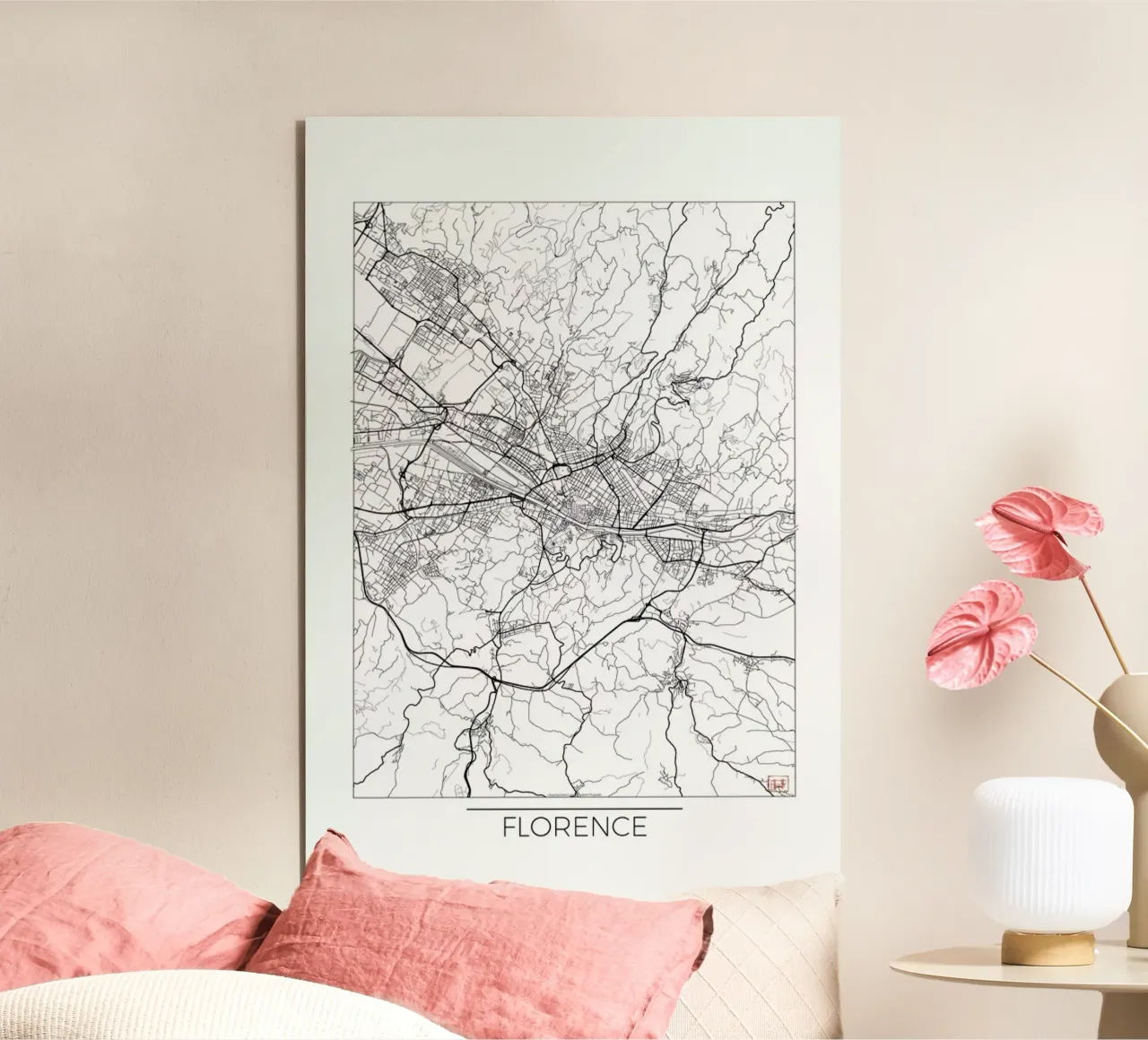 Florence Minimal alluminio dibond da Hubert Roguski