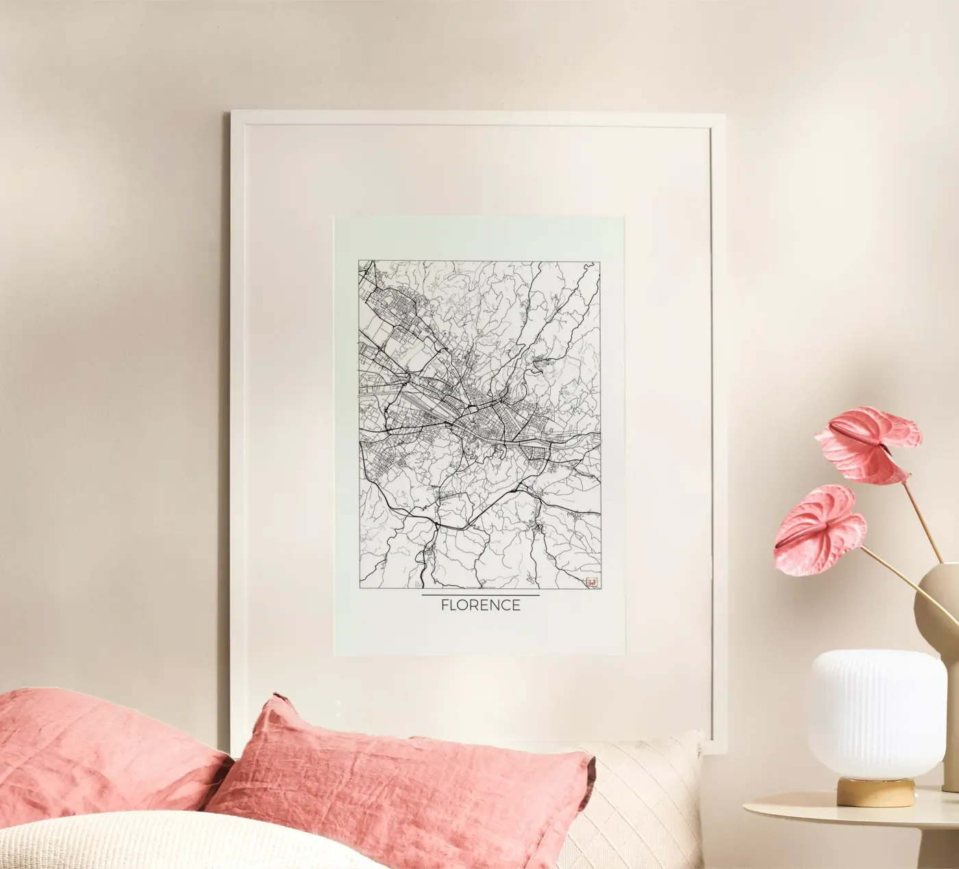 Florence Minimal poster da Hubert Roguski