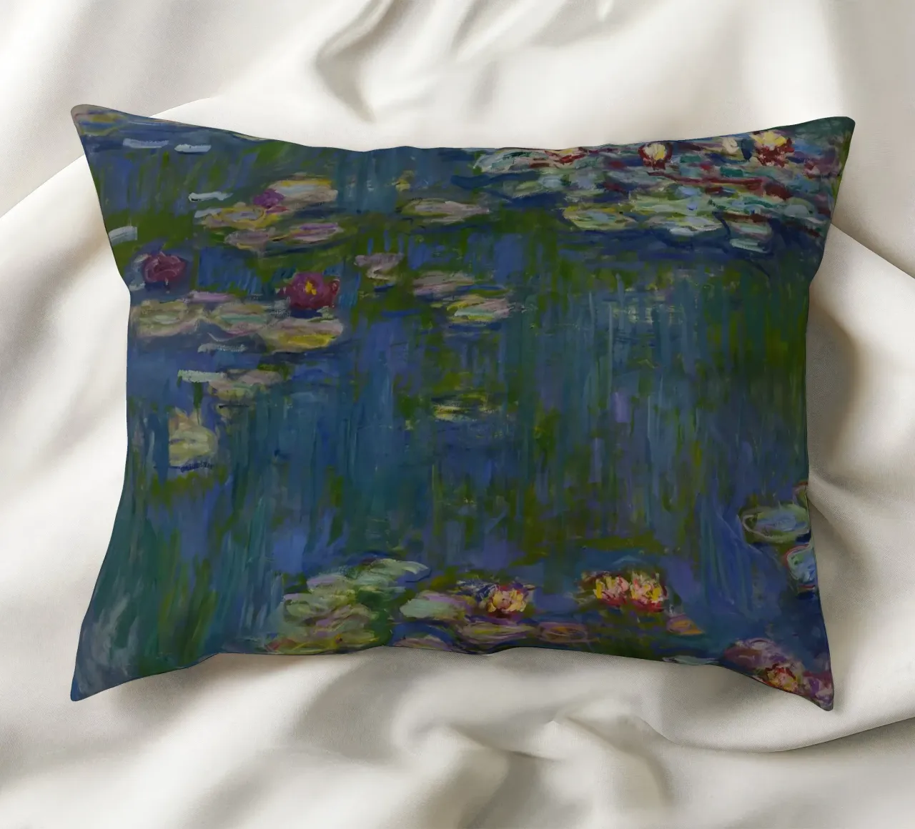 Claude Monet - Ninfee (8) cuscino da Timeless Artworks