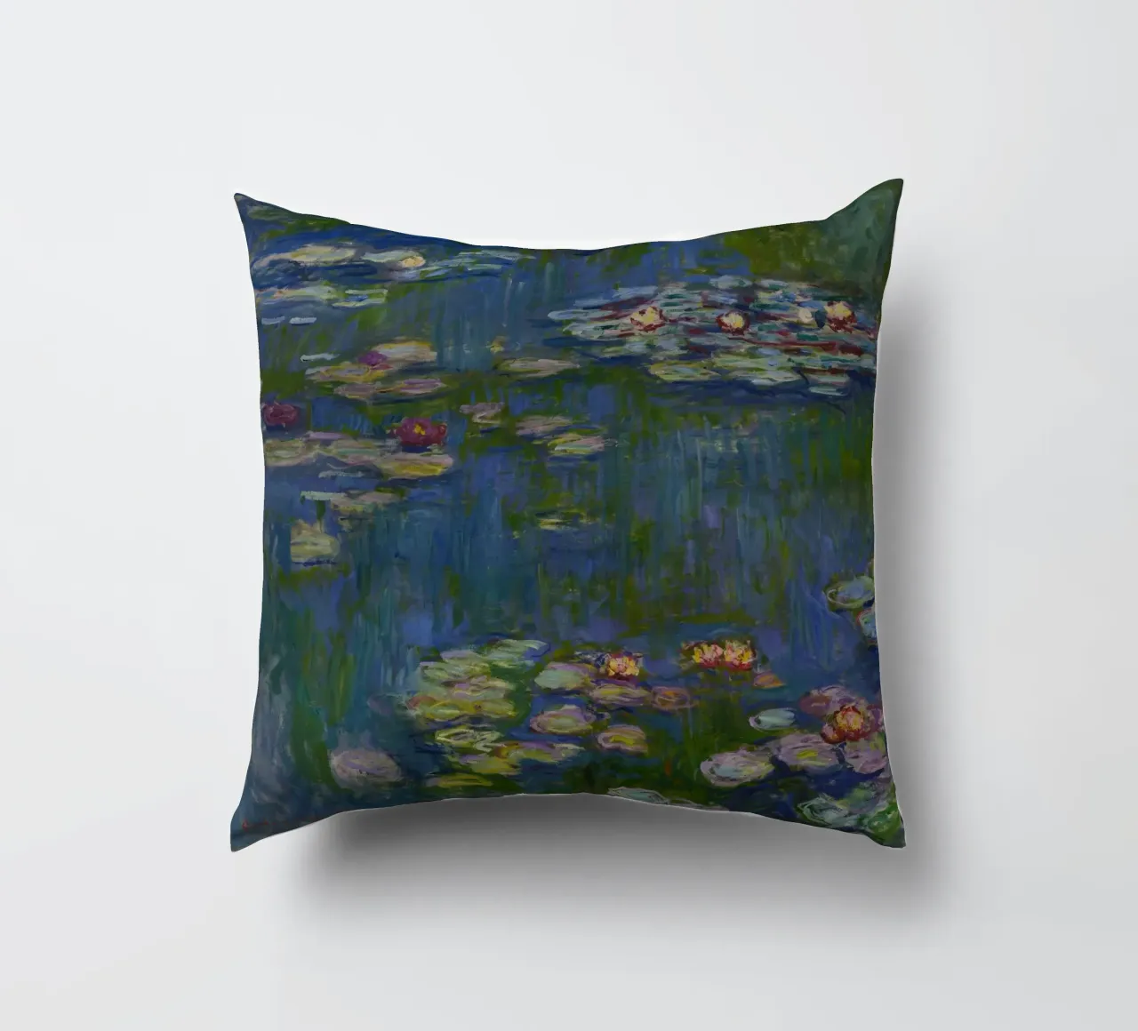 Claude Monet - Ninfee (8) cuscino da Timeless Artworks